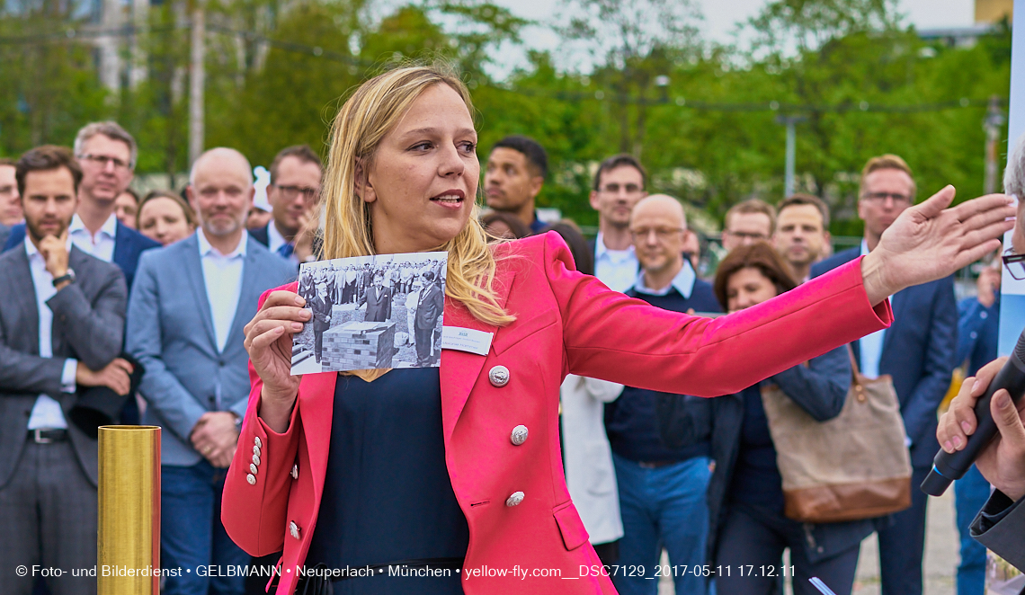 11. Mai 2017 - Grundsteinlegung für die LOGE und dem Kulturquadrat in Neuperlach